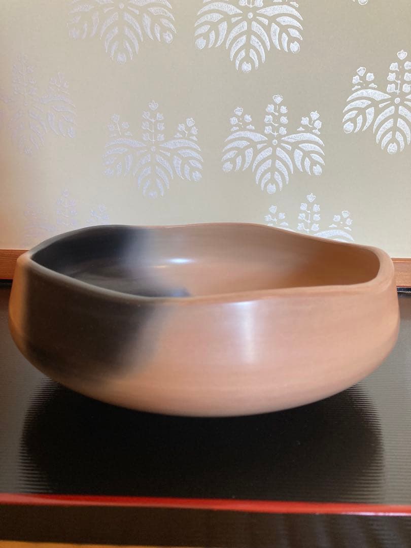 茶道　灰器　蒲池窯　蒲池焼　雲華白