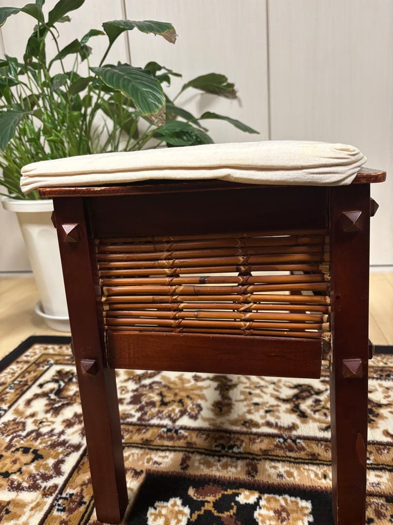 バリ直輸入 木製スツール アジアン家具 店舗什器