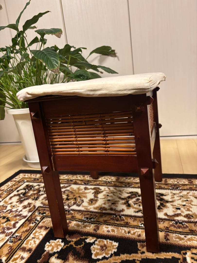 バリ直輸入 木製スツール アジアン家具 店舗什器