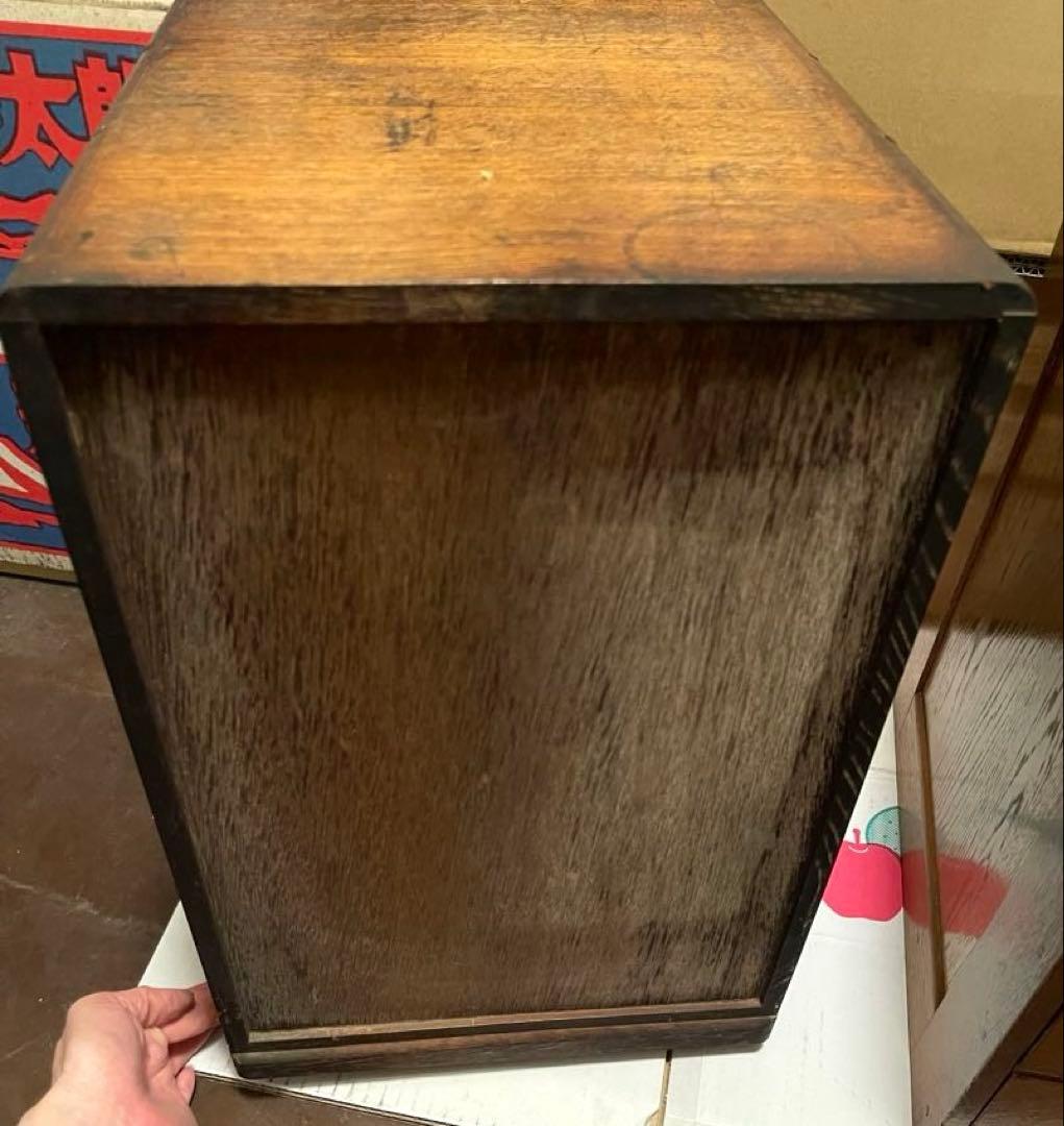 アンティーク 木製 小引き出し 5段 昭和レトロ 古道具 卓上 収納