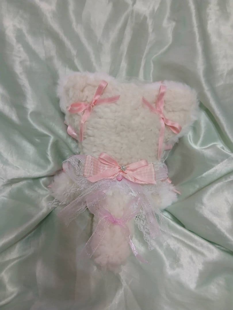 すみれ様　ぬい服ふわふわ猫耳おすわり着ぐるみ推しぬい推し活ともぬい