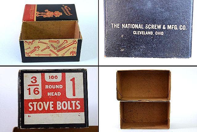 レア！ 50’s NAT ナット ナショナルスクリュー ビンテージ BOX 空箱