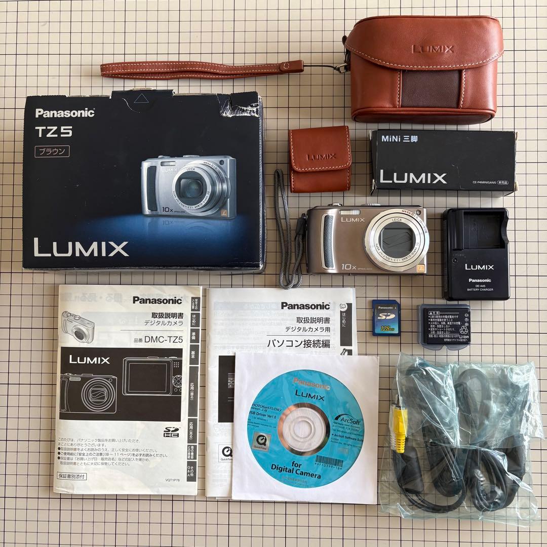 Panasonic LUMIXコンパクトデジカメDMC-TZ5 10倍光学ズーム