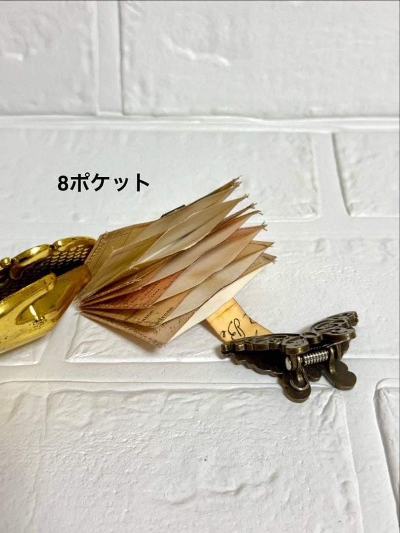 おすそ分けファイル　コラージュ素材収納　蛇腹ファイル　クラフトバッグ