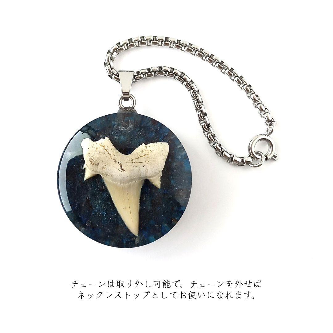 オルゴナイト｜魔除け・幸運・精神強化・目標達成など｜サメの歯の化石×ラピスラズリ