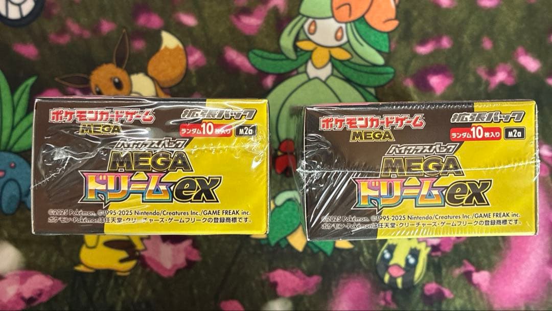 ポケモンカード MEGA ドリームex 未開封シュリンク付き　2box
